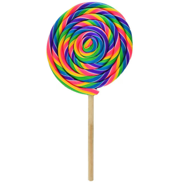 Paletas Arcoíris Gigantes